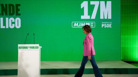 La candidata del PSOE a las elecciones de Andaluc&iacute;a, Mar&iacute;a Jes&uacute;s Montero