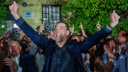 El candidato del PP-A a la reelección como presidente de la Junta, Juanma Moreno El candidato del PP-A a la reelección como presidente de la Junta, Juanma Moreno