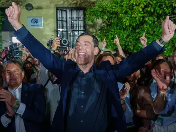 El candidato del PP-A a la reelección como presidente de la Junta, Juanma Moreno El candidato del PP-A a la reelección como presidente de la Junta, Juanma Moreno