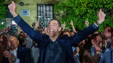 El candidato del PP-A a la reelección como presidente de la Junta, Juanma Moreno El candidato del PP-A a la reelección como presidente de la Junta, Juanma Moreno