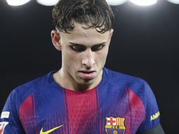 Ferm&iacute;n L&oacute;pez durante un partido con el FC Barcelona