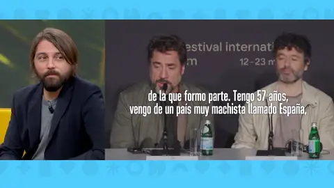 Javier Bardem afirma venir de un país machista. Javier Bardem afirma venir de un país machista.