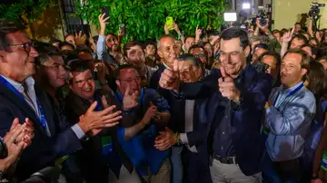 Juanma Moreno gana las elecciones en Andalucía 2026 Juanma Moreno gana las elecciones en Andalucía 2026