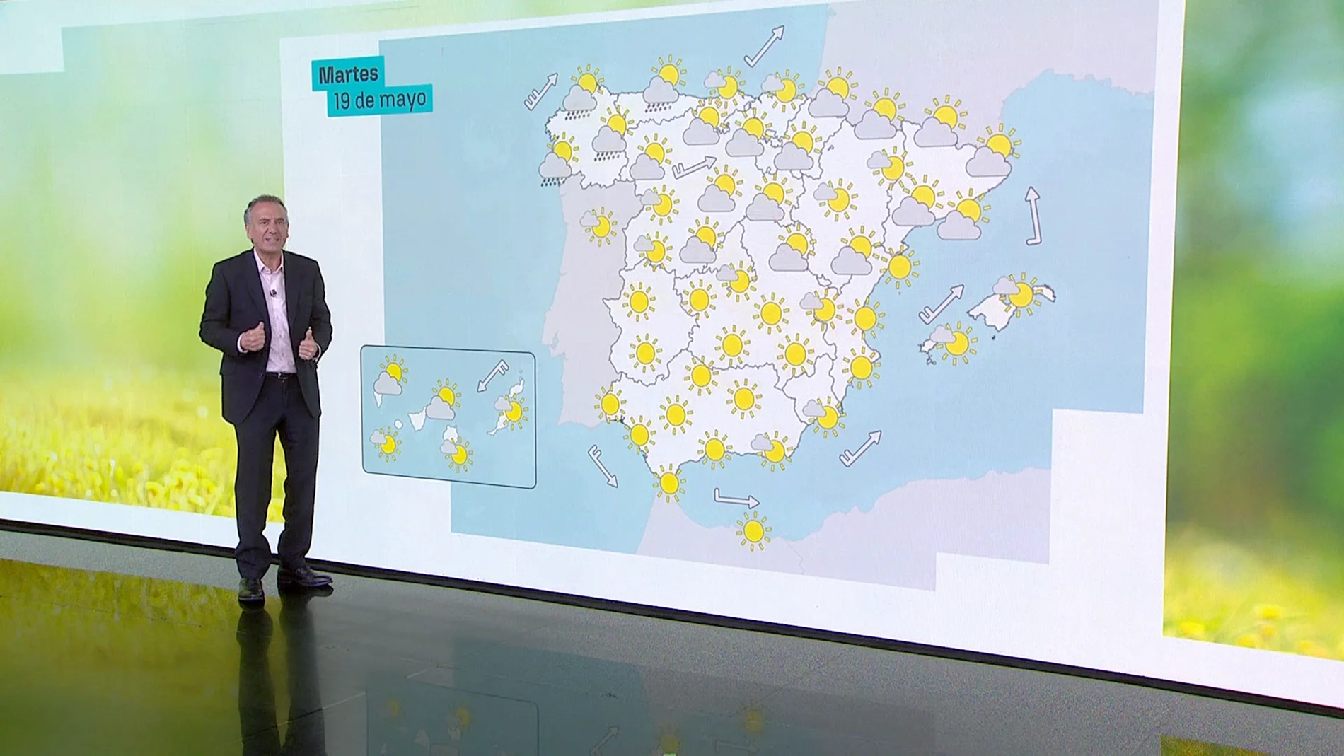 Roberto Brasero y la previsión del 19 de mayo Roberto Brasero y la previsión del 19 de mayo