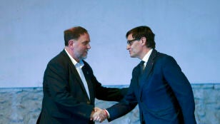 Salvador Illa y Oriol Junqueras