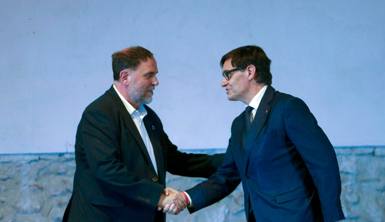 Salvador Illa y Oriol Junqueras