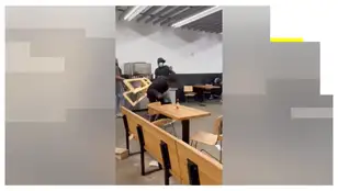 Pelea en un restaurante de EEUU