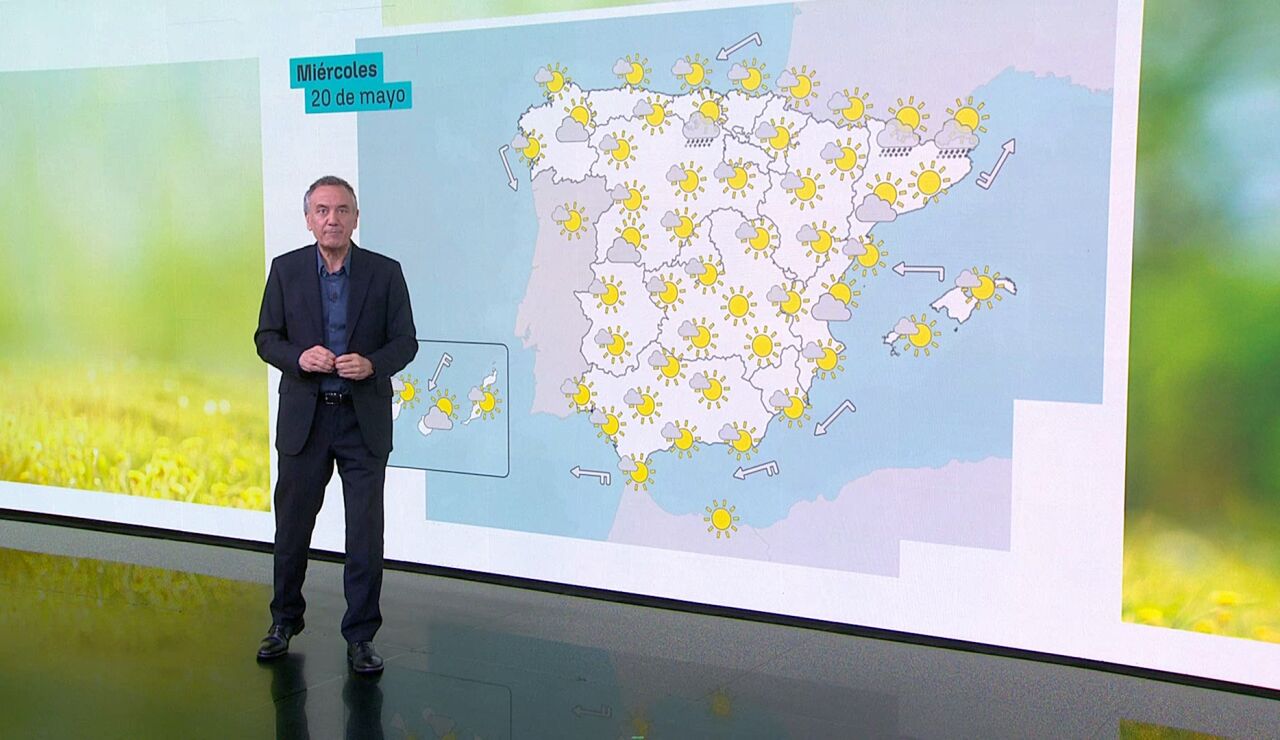 Roberto Brasero y la previsi&oacute;n de martes 19 de mayo