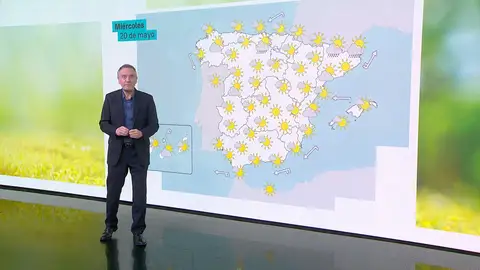 Roberto Brasero y la previsión de martes 19 de mayo Roberto Brasero y la previsión de martes 19 de mayo