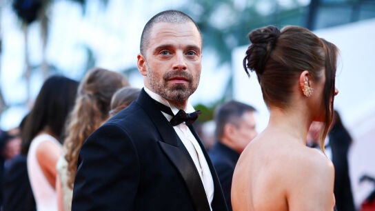 Sebastian Stan en el Festival de Cannes presentando Fjord