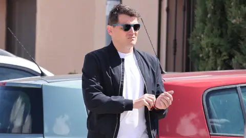 Iker Casillas el día del funeral de la madre de Sara Carbonero, Goyi Arévalo Iker Casillas el día del funeral de la madre de Sara Carbonero, Goyi Arévalo