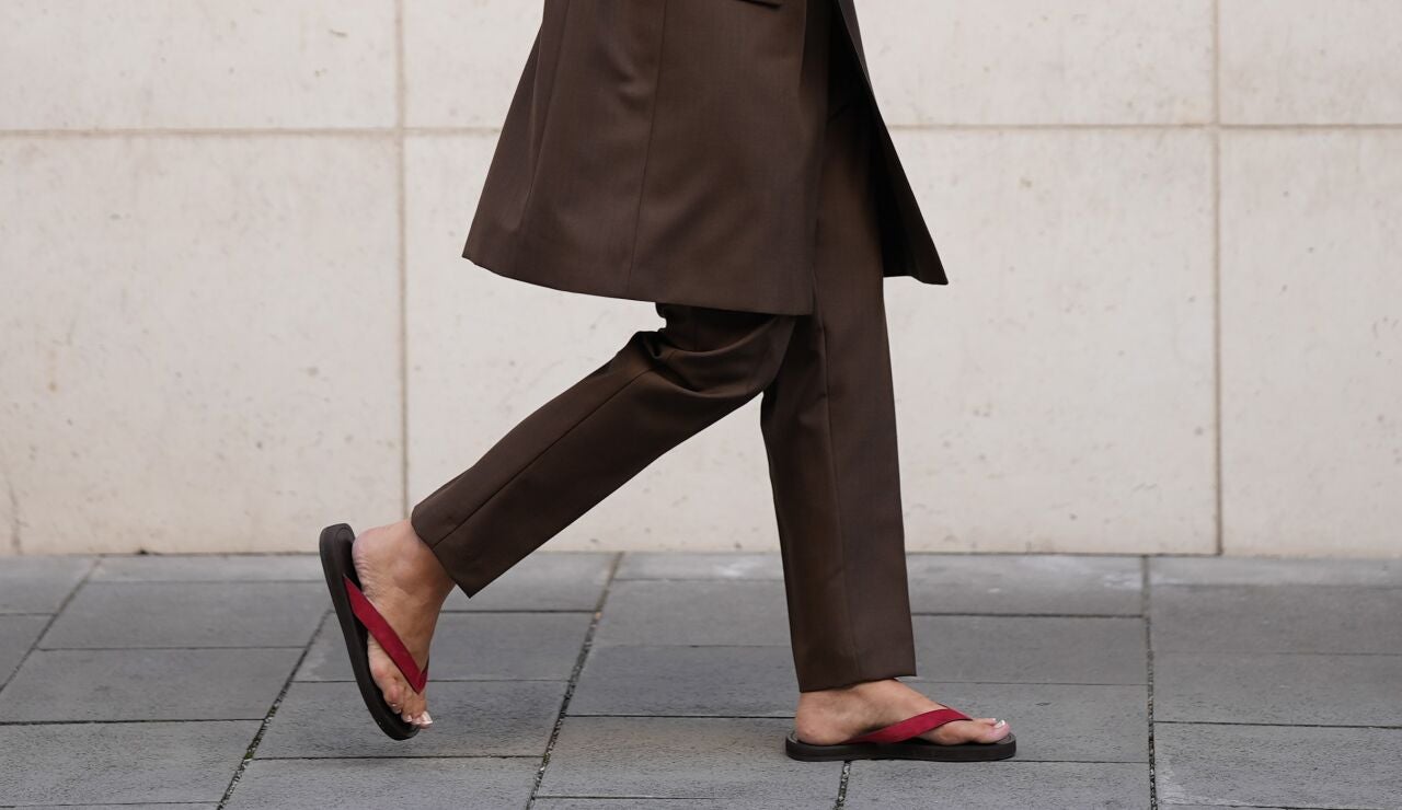 Chanclas rojas