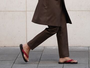 Chanclas rojas