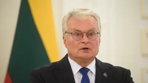 El presidente de Lituania, Gitanas Nausėda. El presidente de Lituania, Gitanas Nausėda.