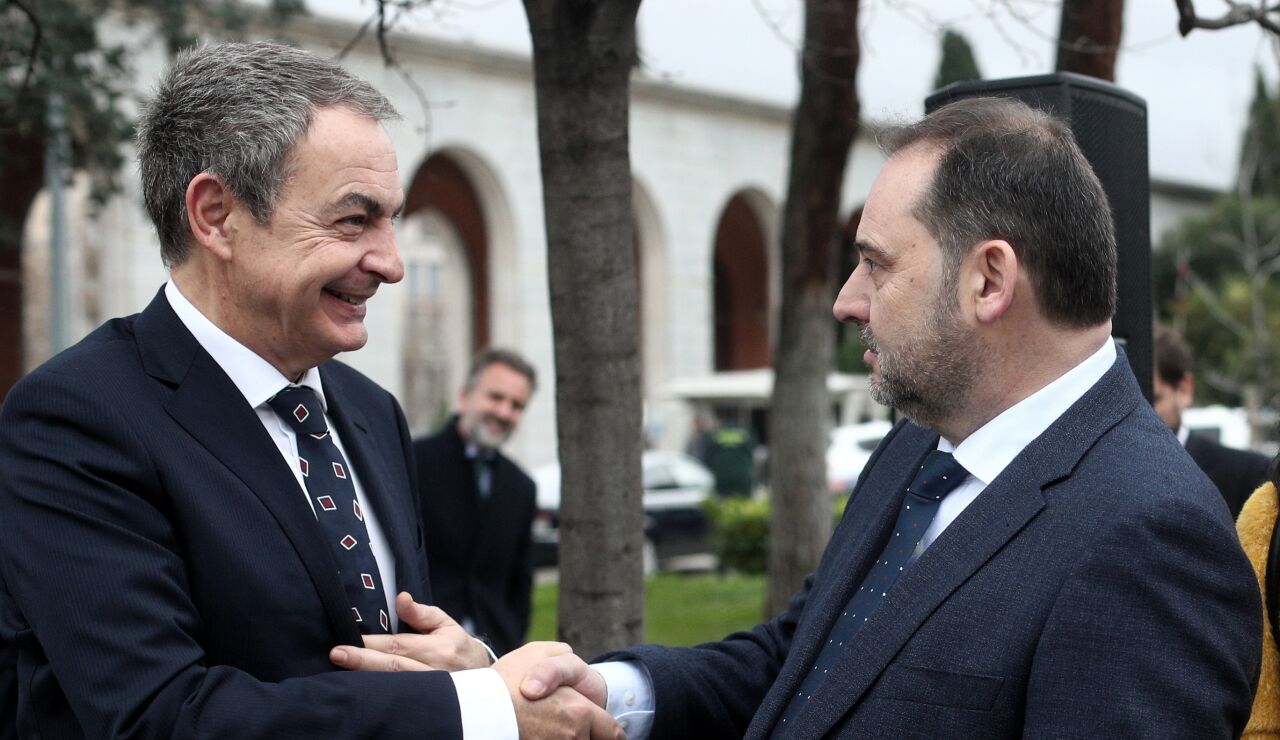 El expresidente del Gobierno, Jos&eacute; Luis Rodr&iacute;guez Zapatero y el exsecretario de Organizaci&oacute;n del PSOE