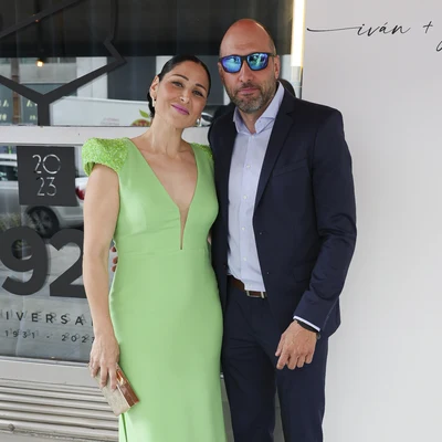 Rosa López y su novio Iñaki García