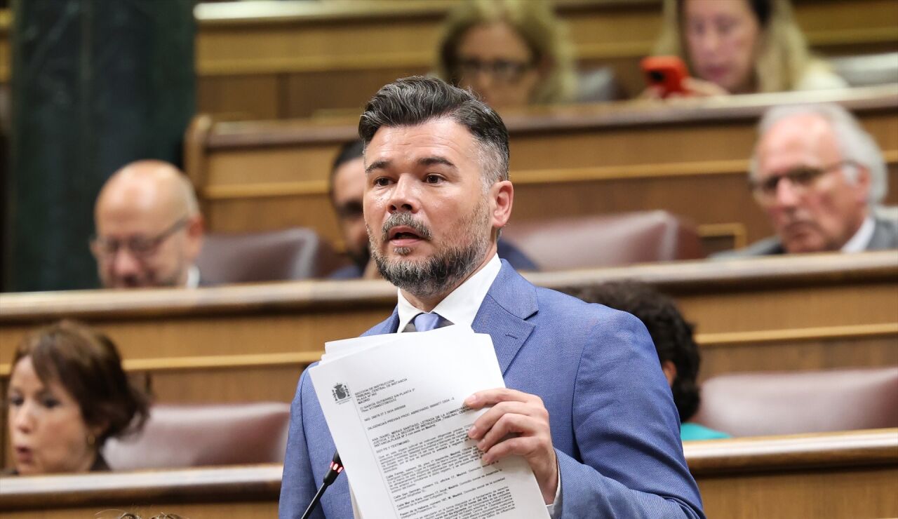Gabriel Rufi&aacute;n en la sesi&oacute;n de control al Gobierno