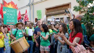 Protestas de profesores en la Comunidad Valenciana