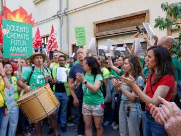 Protestas de profesores en la Comunidad Valenciana