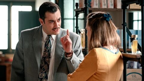 Tasio y Claudia en el capítulo 567 de Sueños de libertad