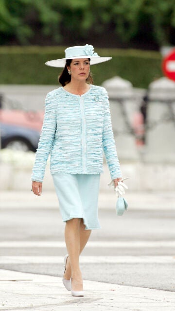 Carolina de Mónaco en la boda de Felipe y Letizia