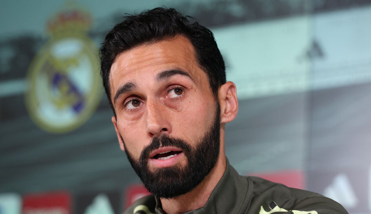 &Aacute;lvaro Arbeloa en rueda de prensa