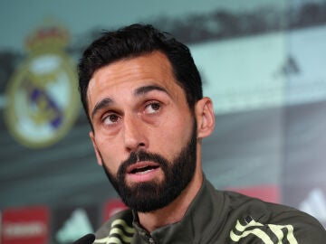 &Aacute;lvaro Arbeloa en rueda de prensa