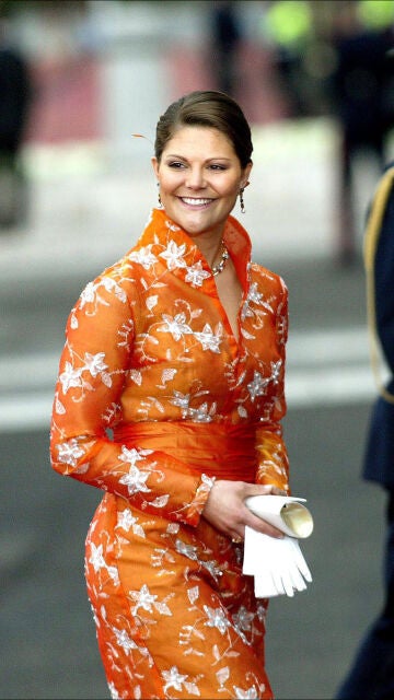 Victoria de Suecia en la boda de Felipe y Letizia