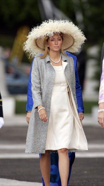 Marie-Chantal de Grecia en la boda de Felipe y Letizia
