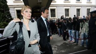 Zapatero y su mujer