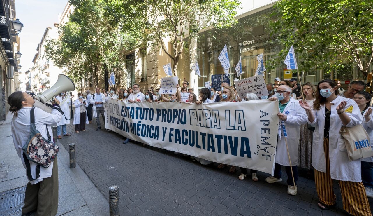 Huelga de M&eacute;dicos en Madrid