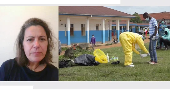 Esperanza Santos, sobre el ébola. Esperanza Santos, sobre el ébola.