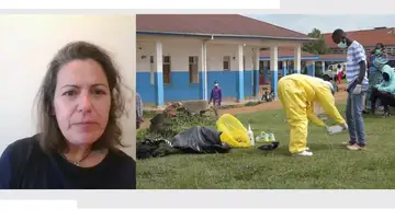 Esperanza Santos, sobre el ébola. Esperanza Santos, sobre el ébola.