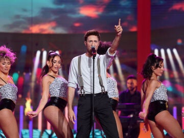 Nando Escribano se estrena en Tu cara me suena derrochando energ&iacute;a como Olly Murs