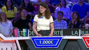 Mar&iacute;a corta por la tangente: pasa de arriesgar y busca zona segura en La ruleta de la suerte