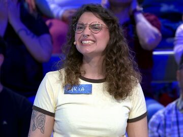 &iexcl;Mar&iacute;a pierde 3.350 euros por equivocarse en una letra en La ruleta de la suerte!