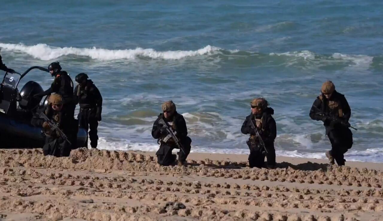 La Armada en unas maniobras