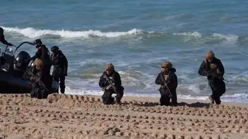 La Armada en unas maniobras La Armada en unas maniobras