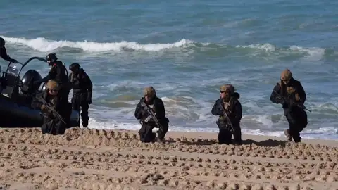 La Armada en unas maniobras La Armada en unas maniobras