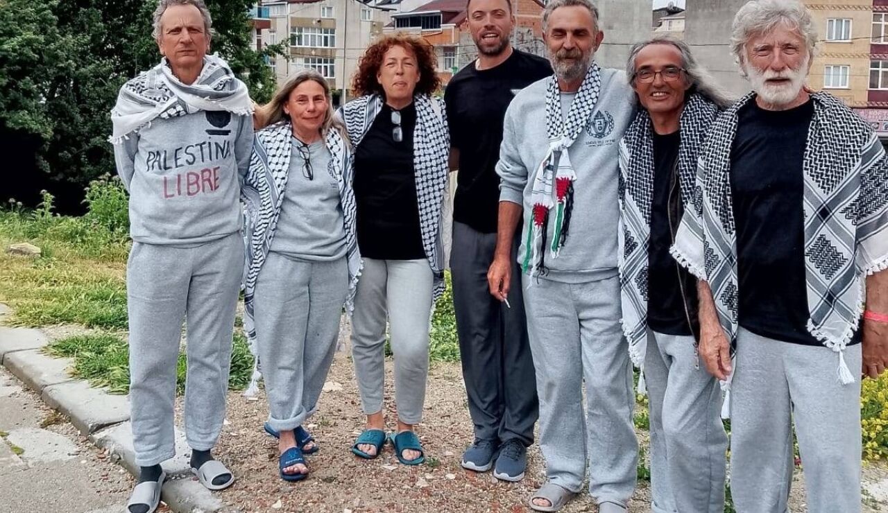 Delegaci&oacute;n gallega de la Global Summud Flotilla en Estambul, a 22 de mayo de 2026