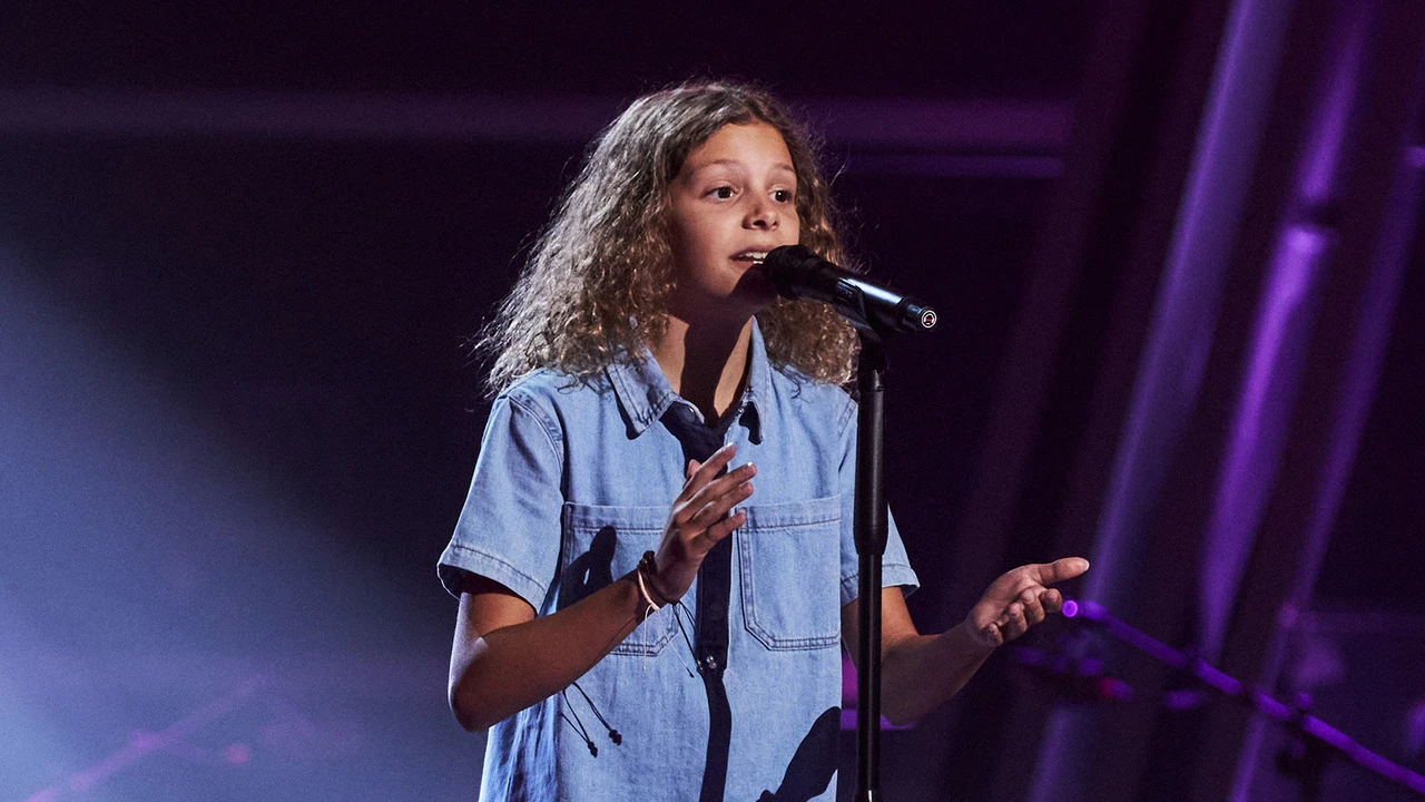 María se enfrenta a los nervios en La Voz Kids, pero no consigue convencer a los coaches