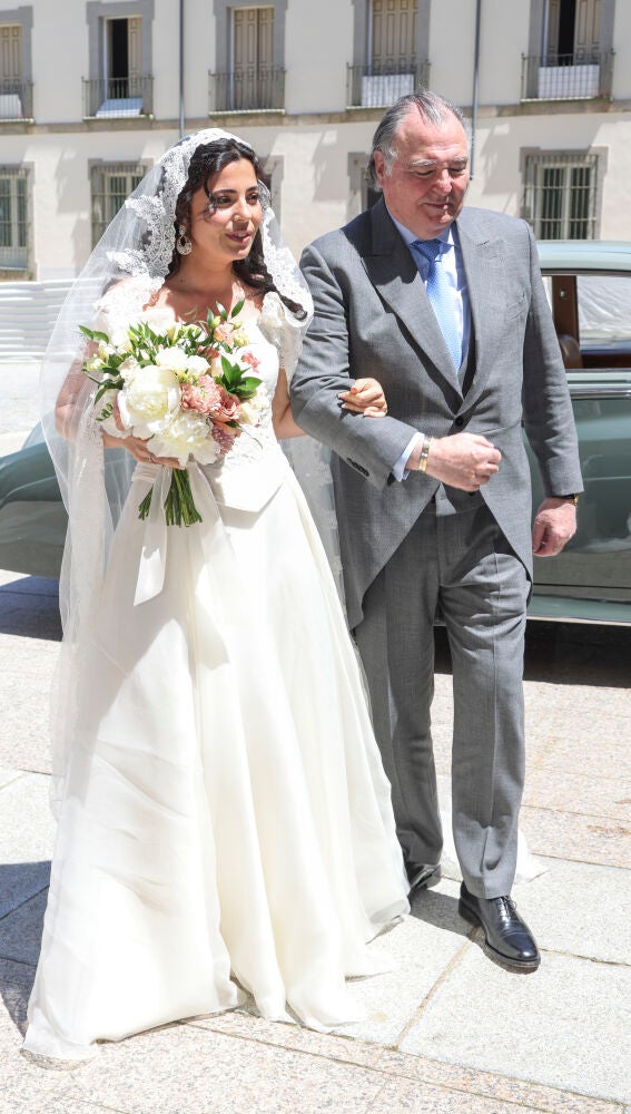Marta García Obregón con su padre Juancho García Obregón