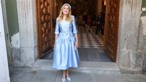 Ana Obregón en la boda de Marta García Obregón y Iago Álvarez Navarro