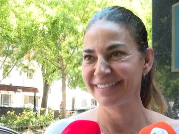 Mariló Montero atendiendo a los medios Mariló Montero atendiendo a los medios