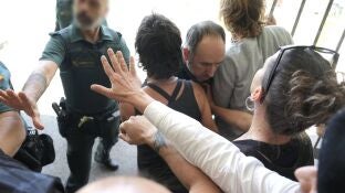 Activistas de la Flotilla en Bilbao