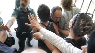 Activistas de la Flotilla en Bilbao