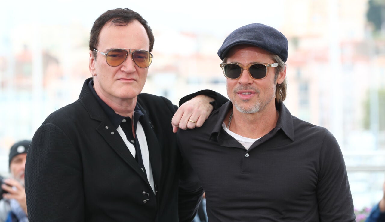 Quentin Tarantino y Brad Pitt en el Festival de Cannes 2019