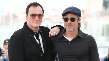 Quentin Tarantino y Brad Pitt en el Festival de Cannes 2019 Quentin Tarantino y Brad Pitt en el Festival de Cannes 2019