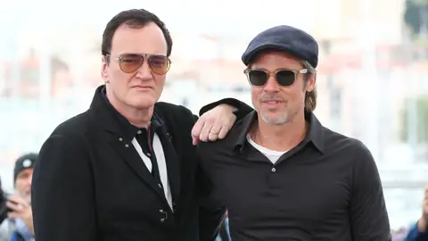 Quentin Tarantino y Brad Pitt en el Festival de Cannes 2019 Quentin Tarantino y Brad Pitt en el Festival de Cannes 2019