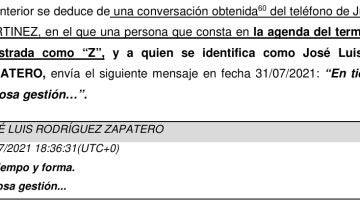 Imagen del informe de la UDEF.